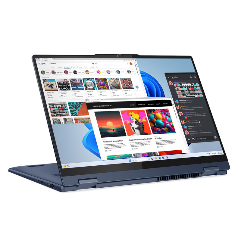 لپ تاپ 16 اینچی لنوو مدل IdeaPad 5 2-in-1 16IRU9-Core 5 120U-16GB LPDDR5x 5200MHz-512GB SSD-IPS Touch WUXGA-Fingerprint-W