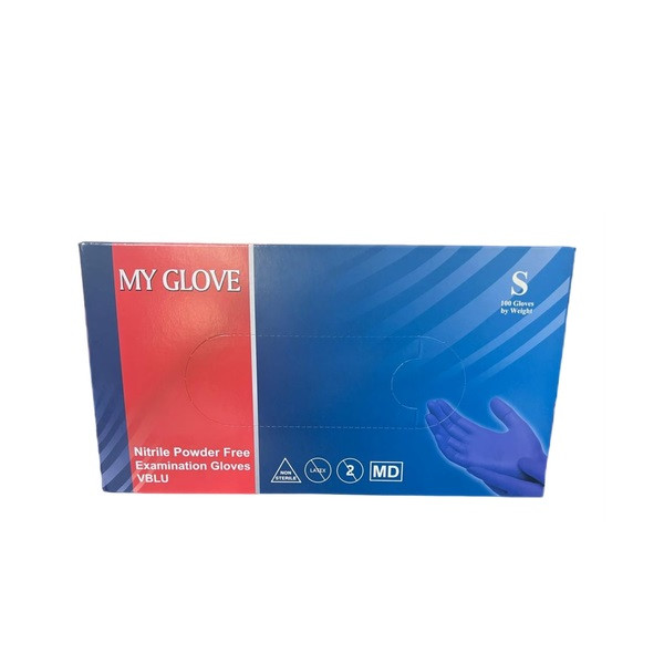 دستکش نیتریل مای گلاو مدل 001 سایز کوچک بسته 100 عددی