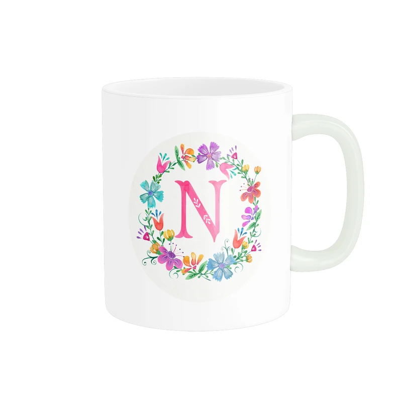 ماگ پاد آفرین مدل حروف انگلیسی ان N کد 01