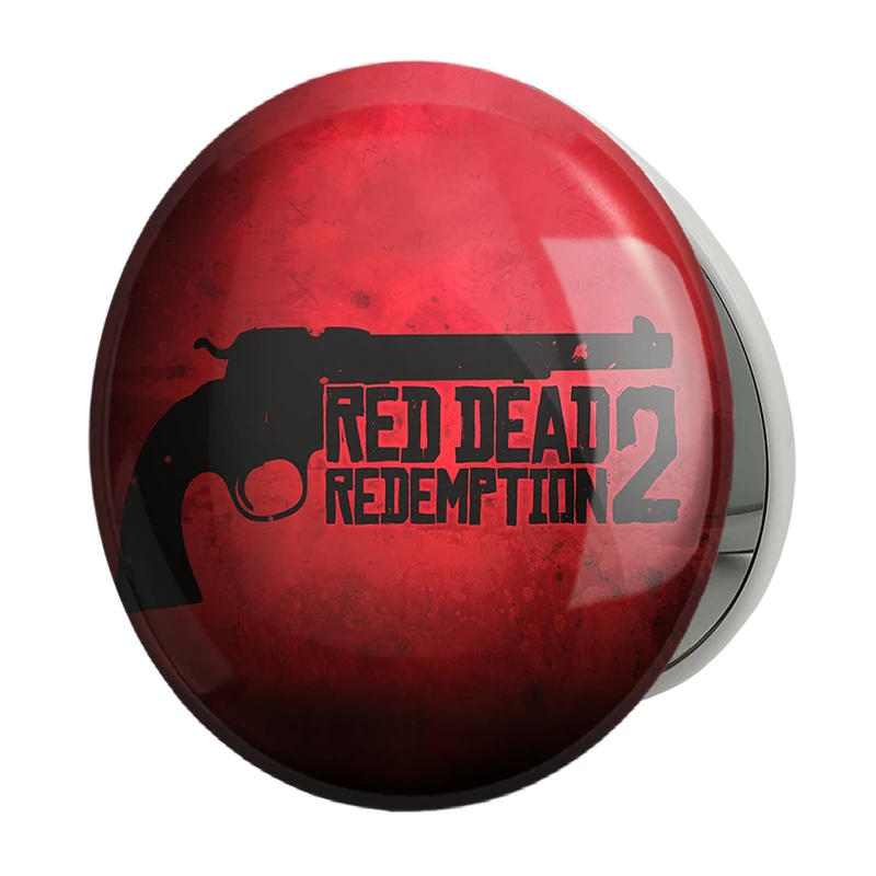 آینه جیبی خندالو طرح رد دد Red Dead مدل تاشو کد 10297 