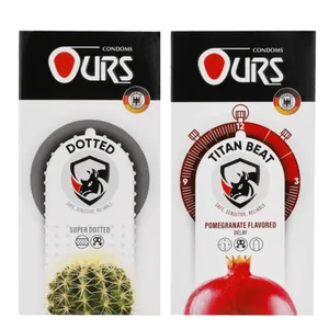 کاندوم تاخیری اورز مدل TITAN BEAT بسته 12 عددی به همراه کاندوم خاردار اورز مدل DOTTED بسته 12 عددی