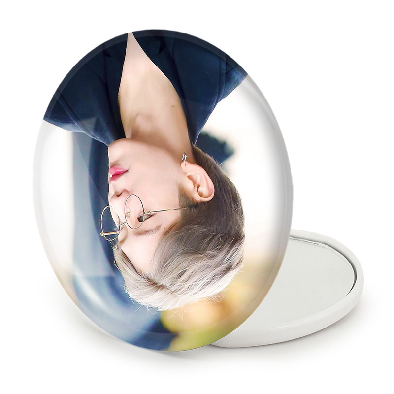 آینه جیبی خندالو طرح کیهیون گروه مانستا اکس MONSTA X مدل تاشو کد 21155