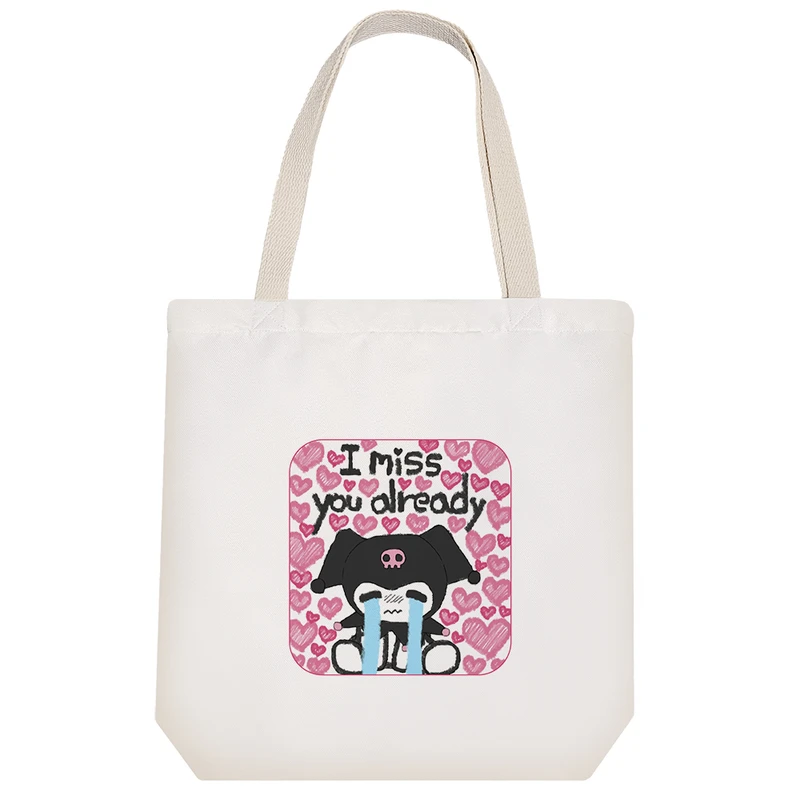 ساک خرید خندالو مدل دلم برات تنگ شده کد 8362