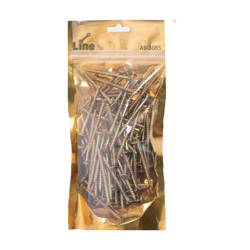 پیچ چوب لاین مدل AB-3085 بسته 100 عددی
