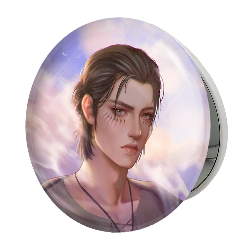 آینه جیبی خندالو طرح ارن یگر انیمه اتک آن تایتان Attack on Titan مدل تاشو کد 11020 