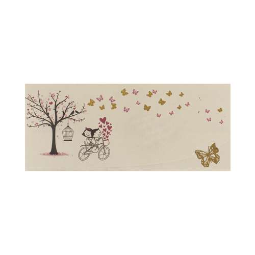 کارت دعوت مدل عروسی و عقد طرح ایلیا کد 318 مجموعه 60 عددی