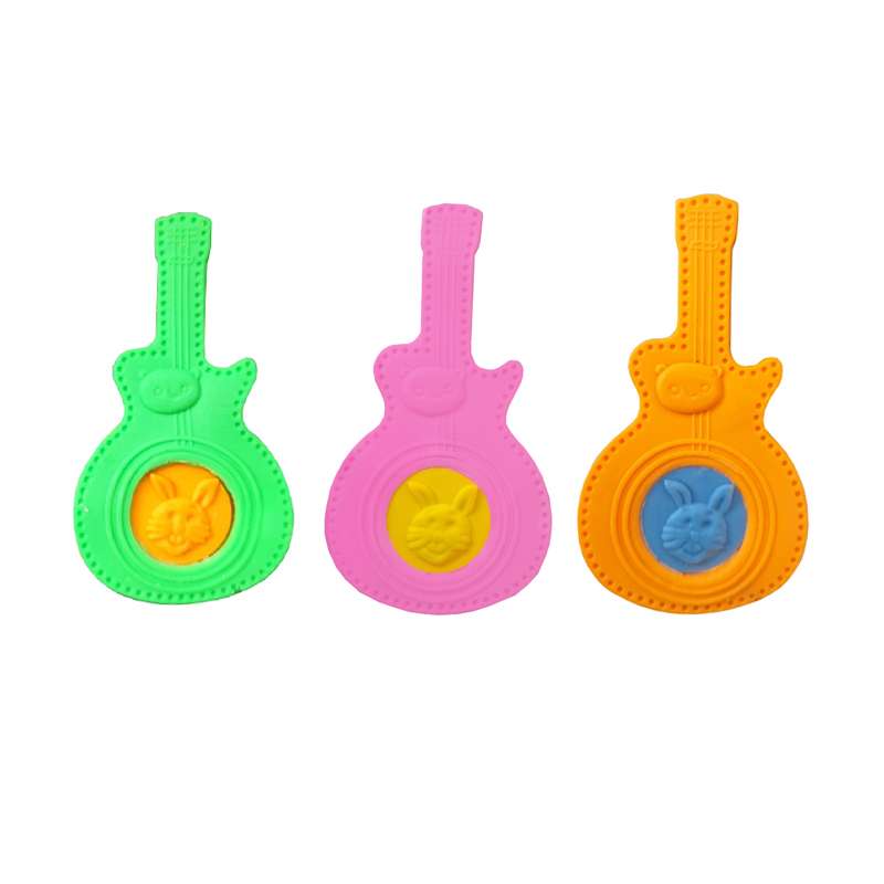 پاک کن مدل گیتار خرگوش نشان کد GK-09 مجموعه 3 عددی