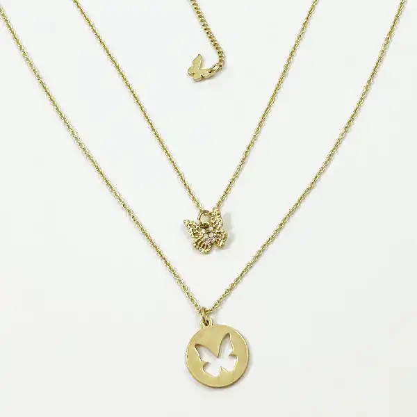 گردنبند زنانه سیکس مدل پروانه