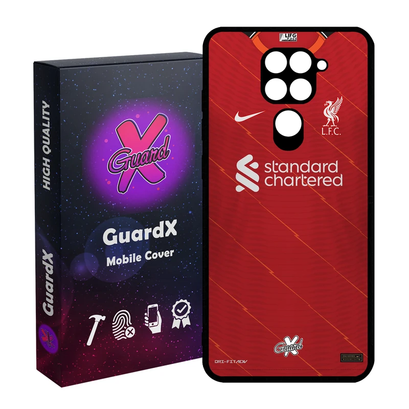 کاور گارد ایکس طرح لیورپول مدل CHL50381 مناسب برای گوشی موبایل شیائومی Redmi Note 9