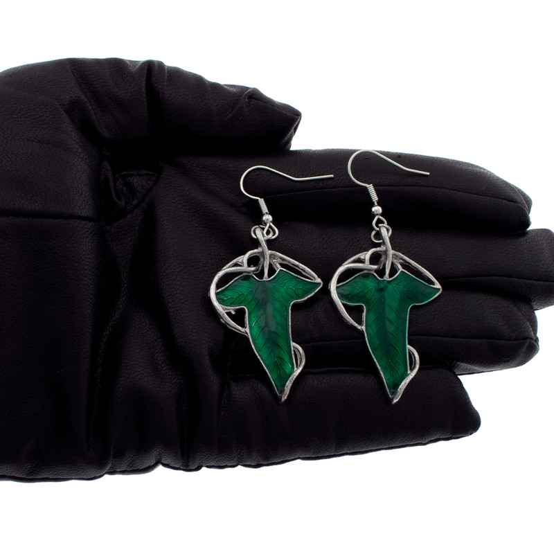 گوشواره زنانه برانت مدل برگ الف ارباب حلقه ها