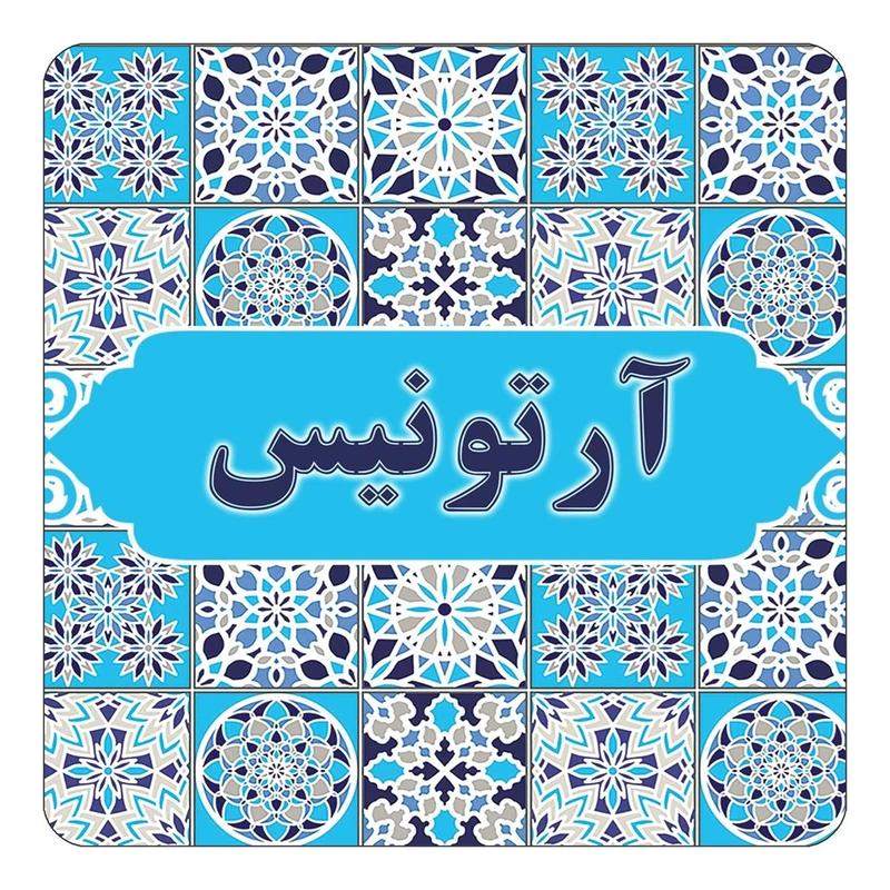 مگنت کاکتی طرح اسم آرتونیس مدل اسلیمی کد mg19511