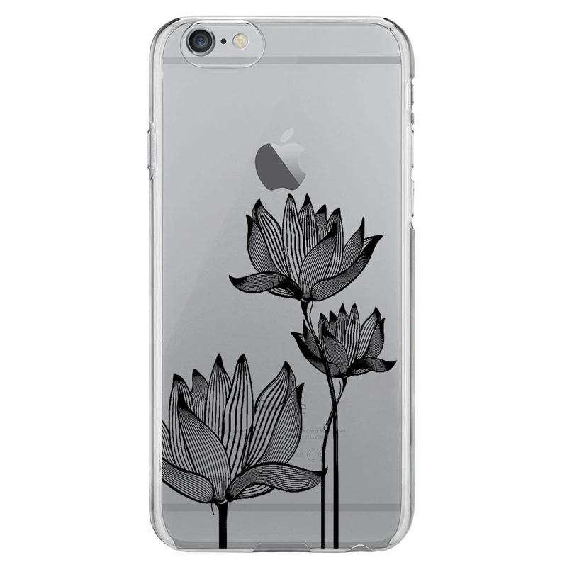 کاور مگافون طرح گل مدل C47-B مناسب برای گوشی موبایل اپل Iphone 6 / 6s