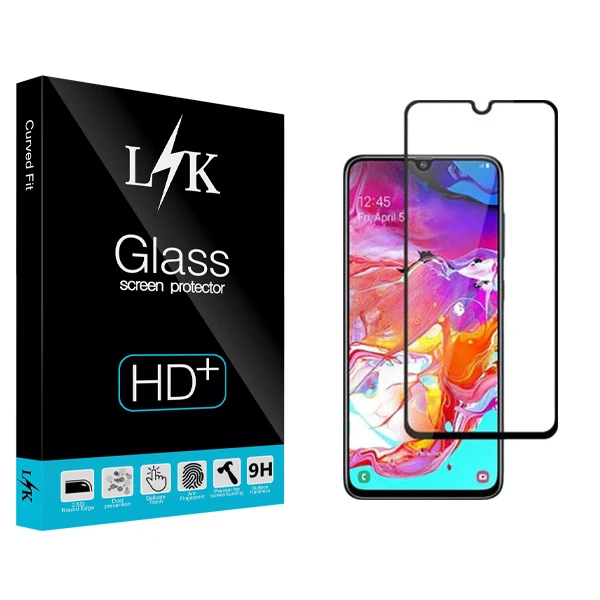 محافظ صفحه نمایش ال کی مدل +LITE مناسب برای گوشی موبایل سامسونگ Galaxy A70