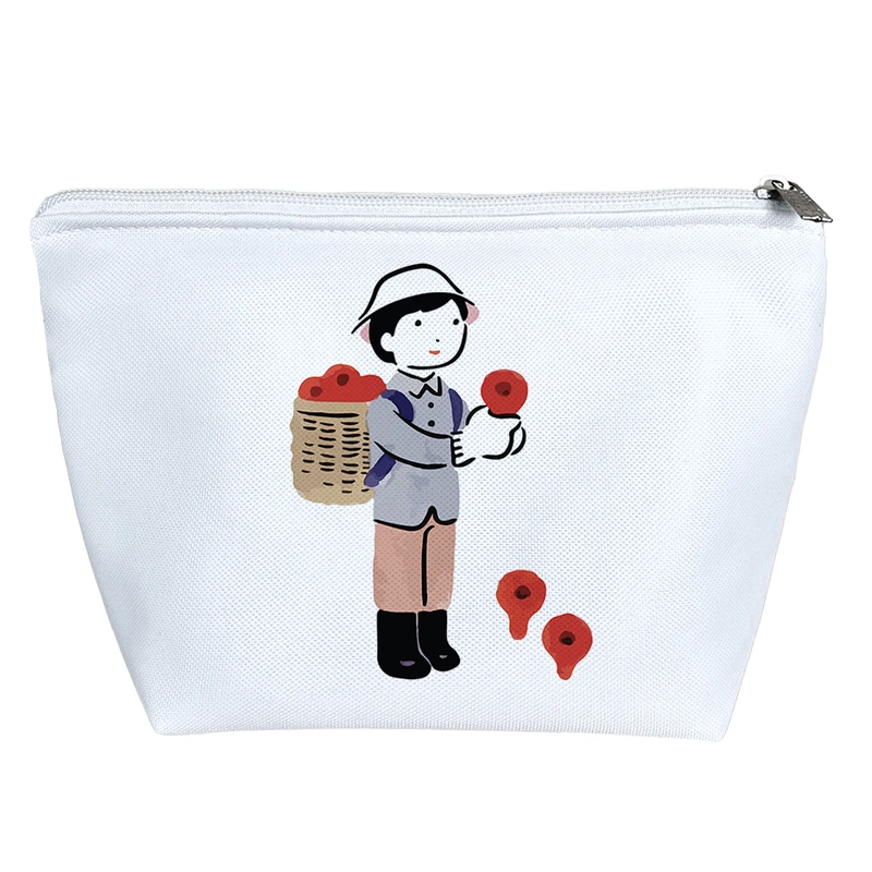 کیف لوازم آرایش دخترانه خندالو مدل سیب چیدن کد 9058