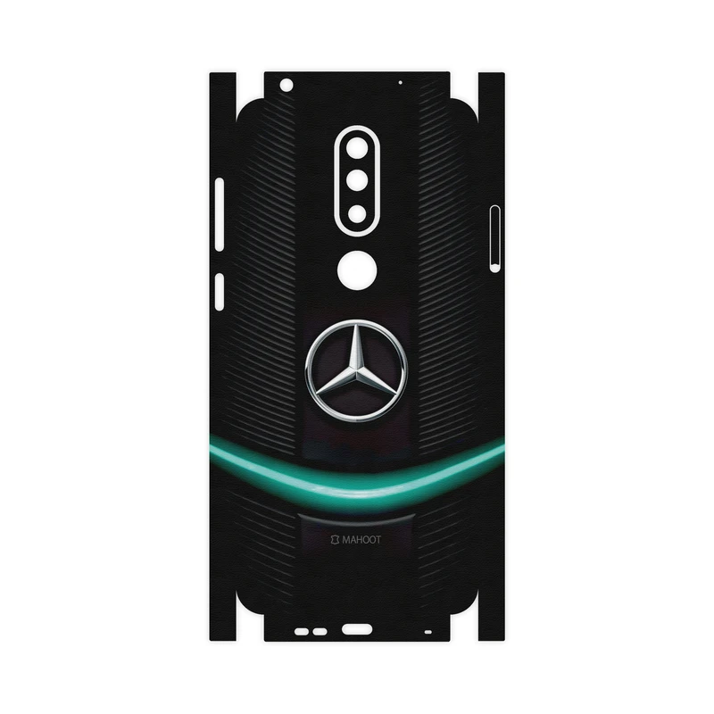 برچسب پوششی ماهوت مدل Mercedes-Benz-FullSkin مناسب برای گوشی موبایل نوکیا 6.1 Plus