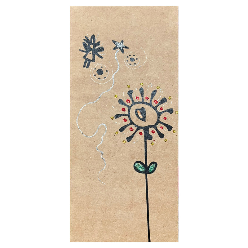 کارت پستال مدل ستاره دنباله دار کد 088