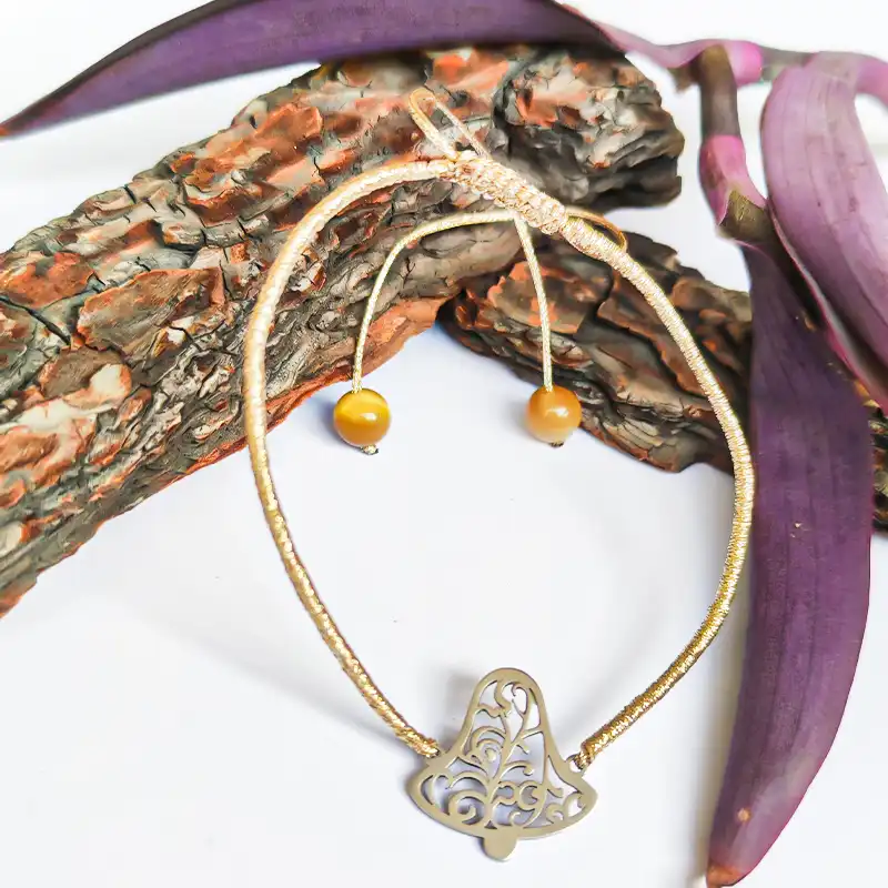 دستبند نقره زنانه مدل زنگوله