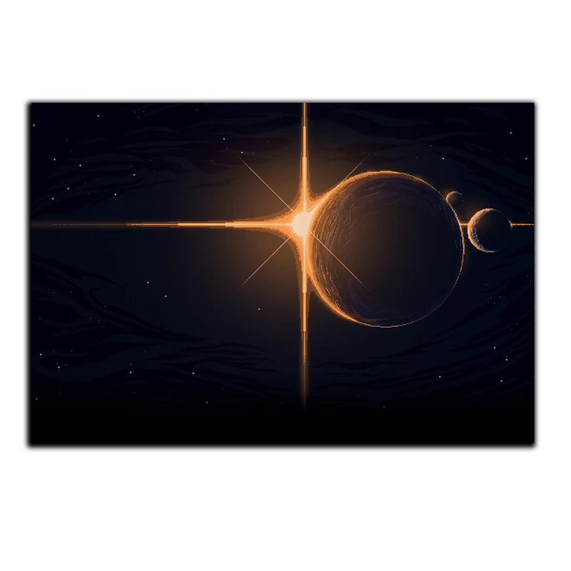 تابلو شاسی بکلیت طرح منظوه شمسی و خورشید گرفتگی مدل SH-S5318