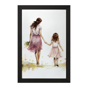 تابلو خندالو مدل مادر و دختر کد F2644