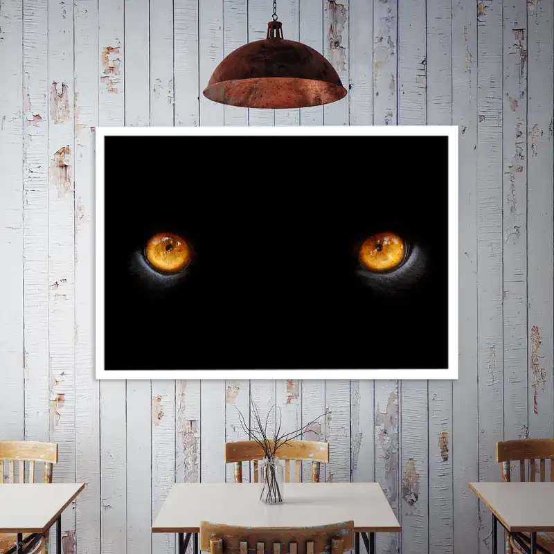 تابلو بکلیت طرح چشم پلنگ مدل W-s719