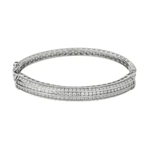 دستبند النگویی نقره زنانه کد v3