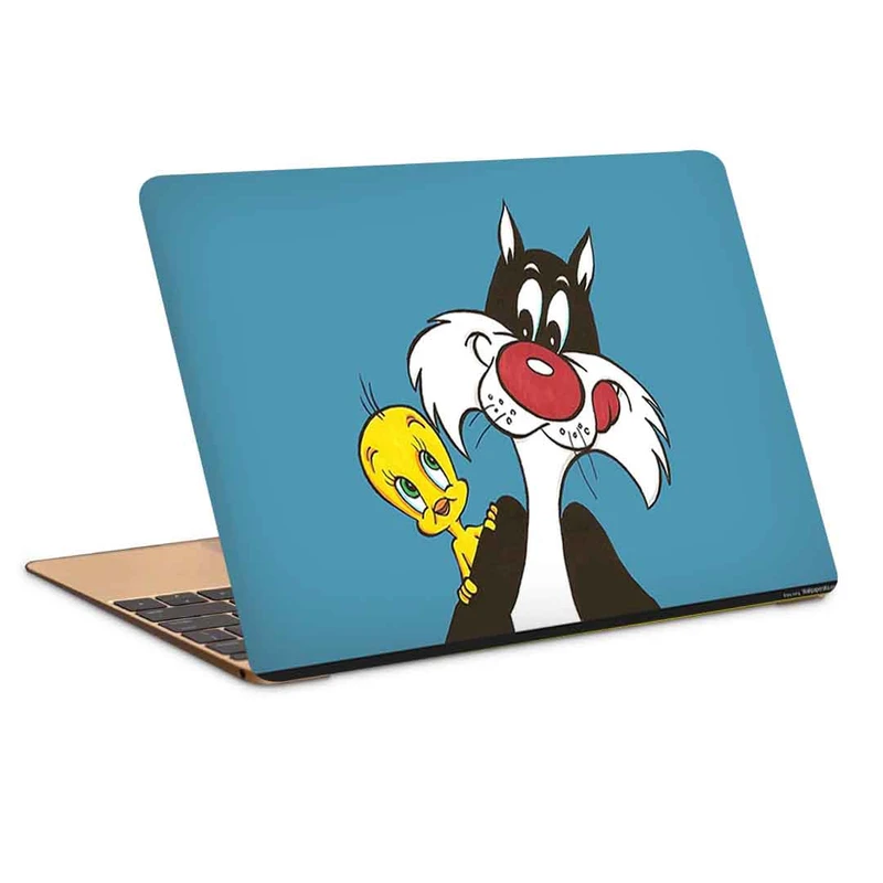 استیکر لپ تاپ طرح Sylvester cat 2کد c-899مناسب برای لپ تاپ 15.6 اینچ