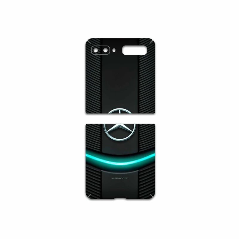 برچسب پوششی ماهوت مدل Mercedes-Benz مناسب برای گوشی موبایل سامسونگ Galaxy Z Flip