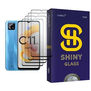 Atouchbo Shiny Glass MIX004 Screen Protector For Realme C11 (2021) Pack Of 4