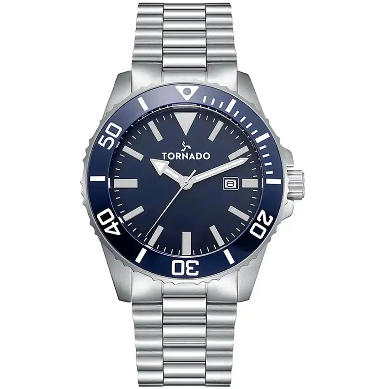 ساعت مچی عقربه‌ای مردانه تورنادو مدل T22001-SBSN