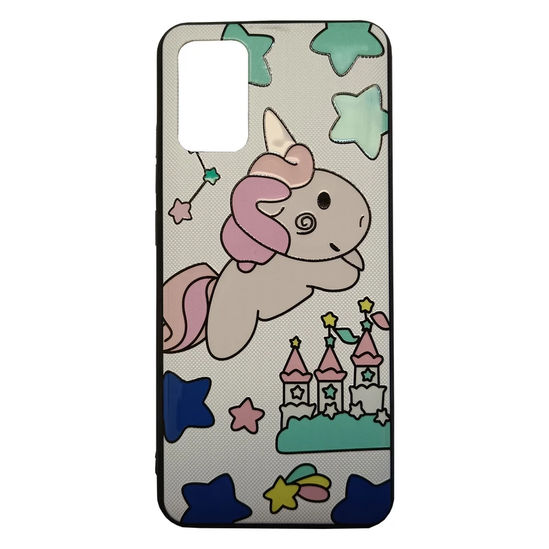 کاور مدل فانتزی کد A-046 طرح Unicorn مناسب برای گوشی موبایل سامسونگ Galaxy A02S