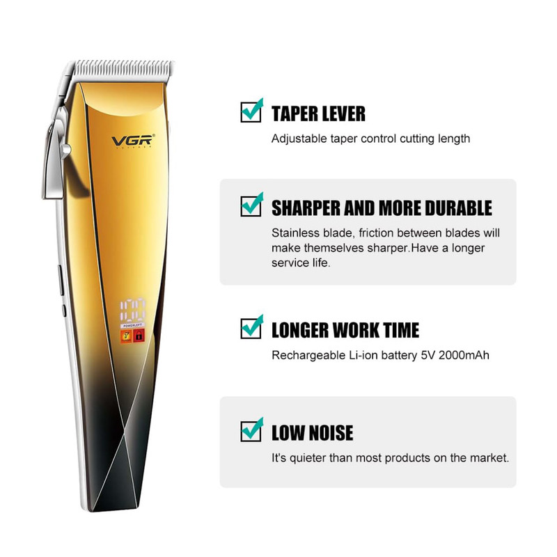 ماشین اصلاح موی سر و صورت وی جی ار مدل V-115