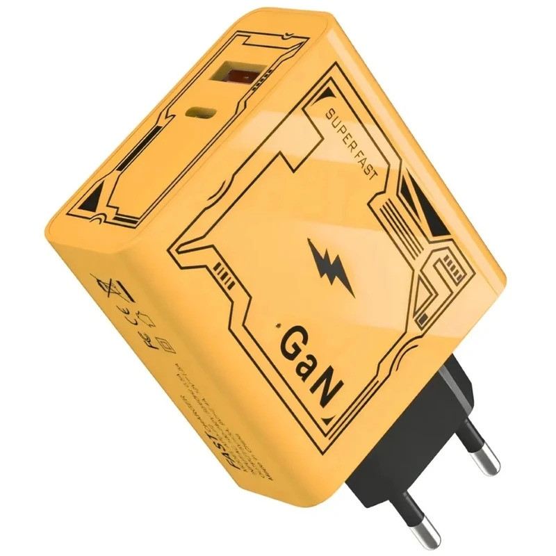 شارژر دیواری ۱۲۰ وات دو پورت مدل H-x111 c+a