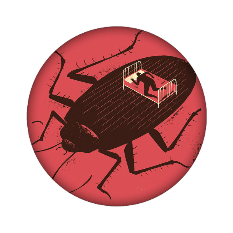 استیکر تزئینی موبایل مدل سوسک کد 3845