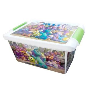 جعبه اسباب بازی کودک طرح کارخانه هیولا کد LA44