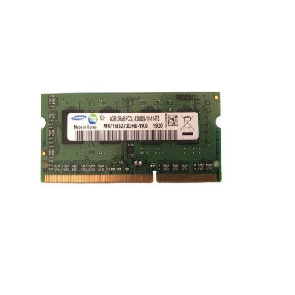 رم لپتاپ DDR3 تک کاناله 1600 مگاهرتز CL11 سامسونگ مدل PC3L ظرفیت 4 گیگابایت