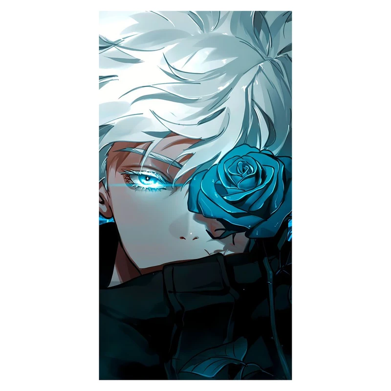 استیکر لپ تاپ و موبایل مدل انیمه طرح جوجوتسو کایزن گوجو ساتورو کد 148