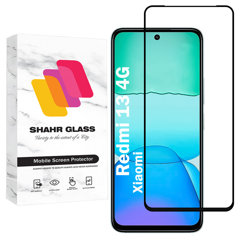    محافظ صفحه نمایش شهر گلس مدل FULSLSH مناسب برای گوشی موبایل شیائومی Redmi 13 4G