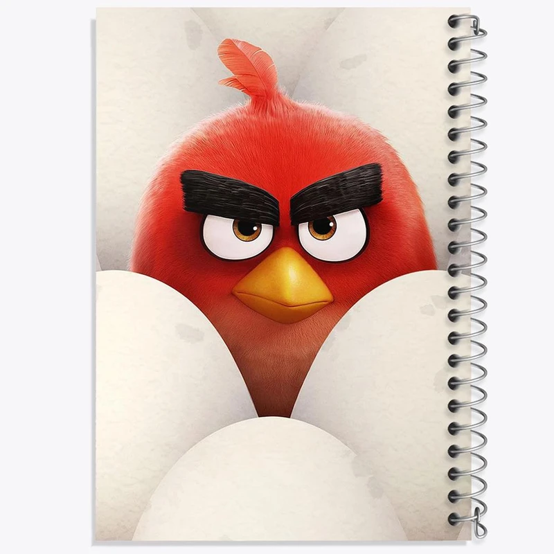 دفتر لیست خرید 50 برگ خندالو طرح پرندگان خشمگین Angry Birds کد 13876