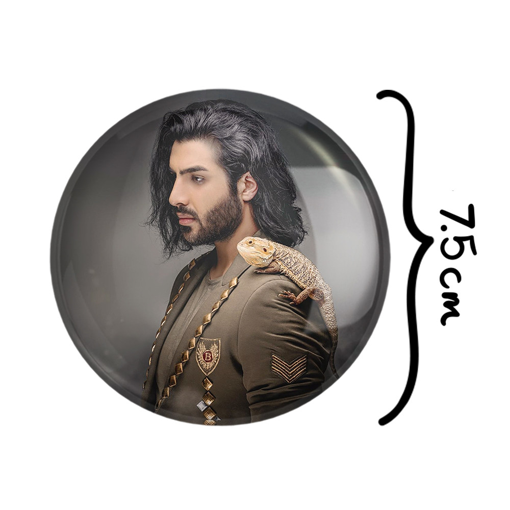 آینه جیبی خندالو طرح رهام هادیان ماکان بند مدل تاشو کد 2547