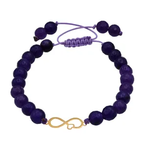 دستبند طلا 18 عیار زنانه الن نار مدل بينهايت LN4132860