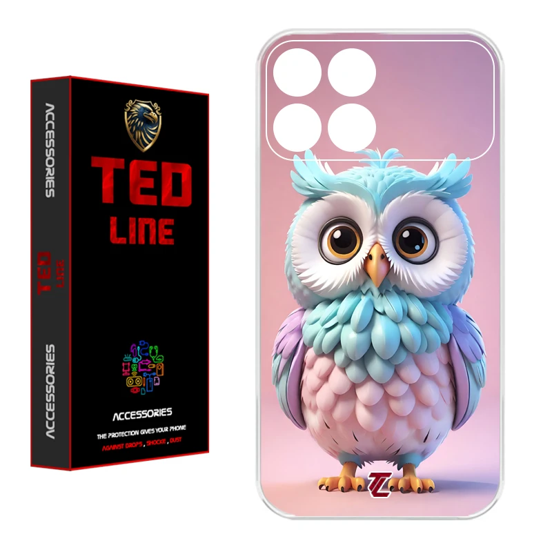کاور تدلاین طرح جغد کد 1194 مناسب برای گوشی موبایل شیائومی Poco X6 Pro