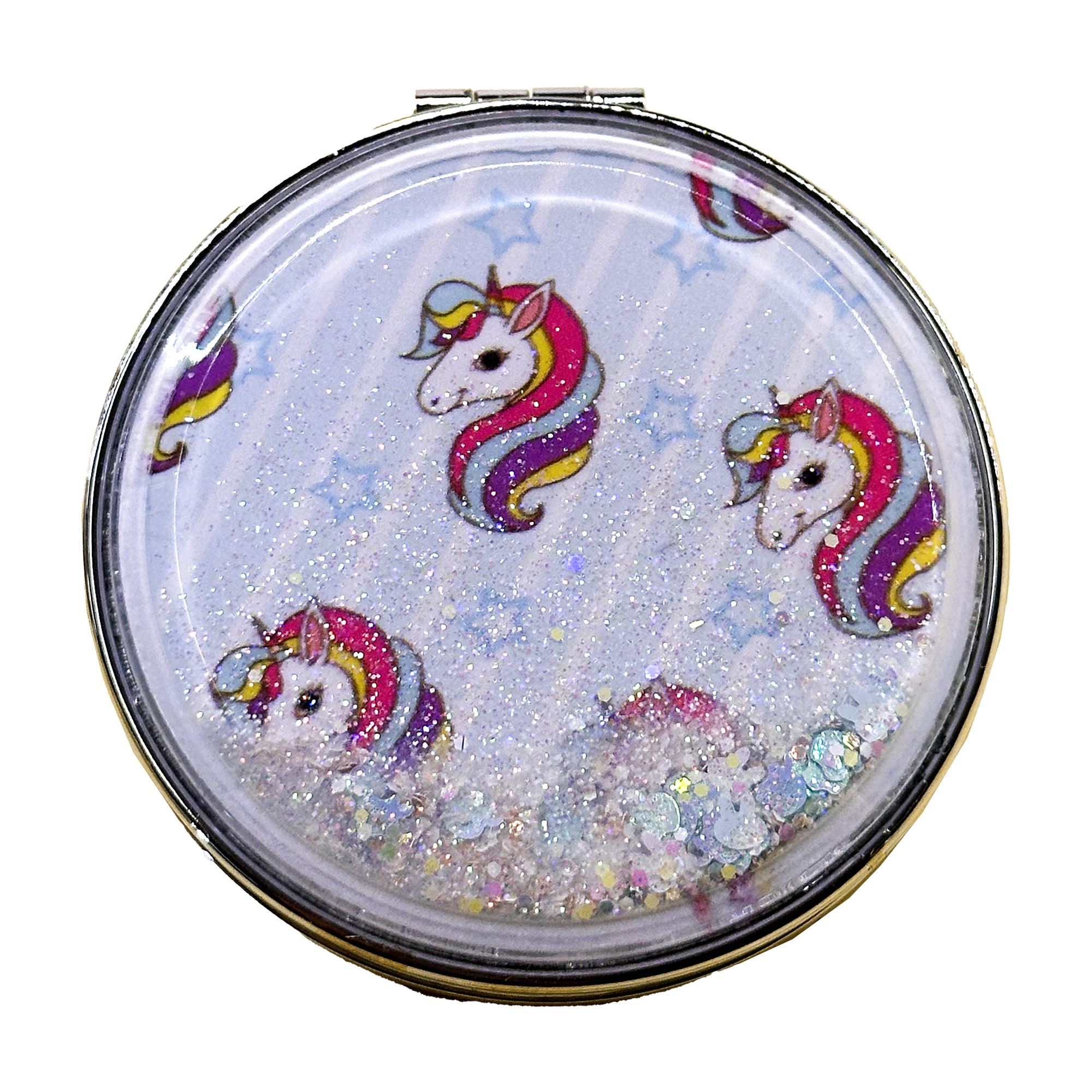 آینه جیبی مدل آکواریومی طرح یونیکورن کد 0567