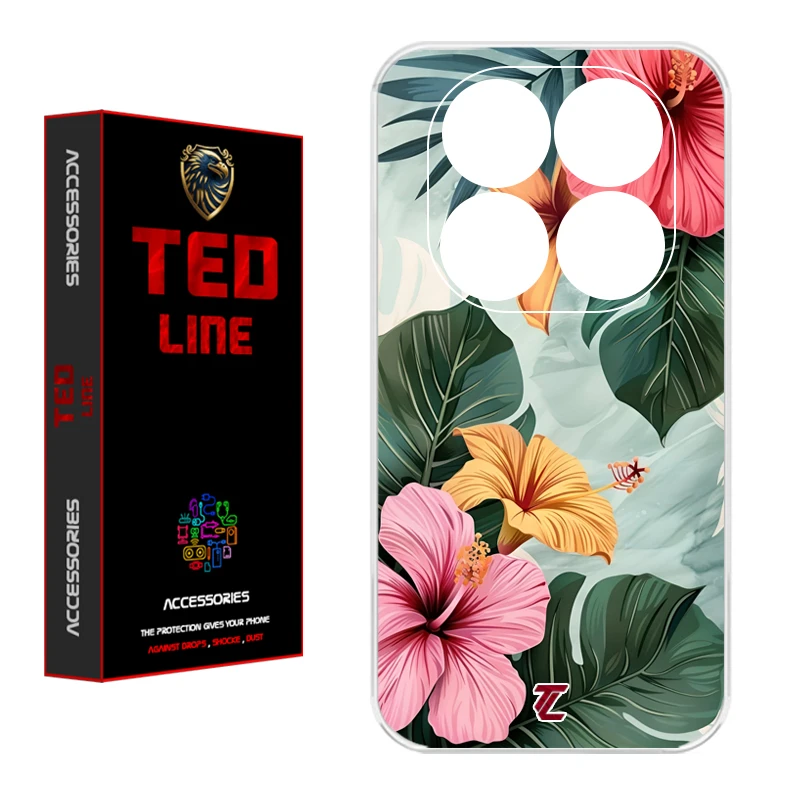 کاور تدلاین طرح گل کد 1142 مناسب برای گوشی موبایل شیائومی Redmi Note 14 Pro Plus 5G