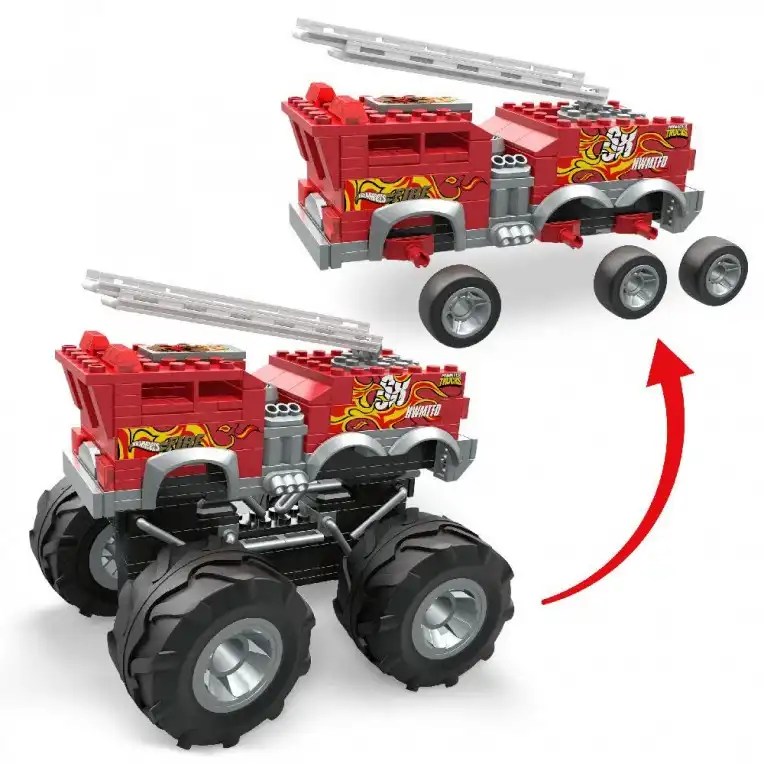 ساختنی هات ویلز مدل HW 5-alarm Monster Truck کد HHD19