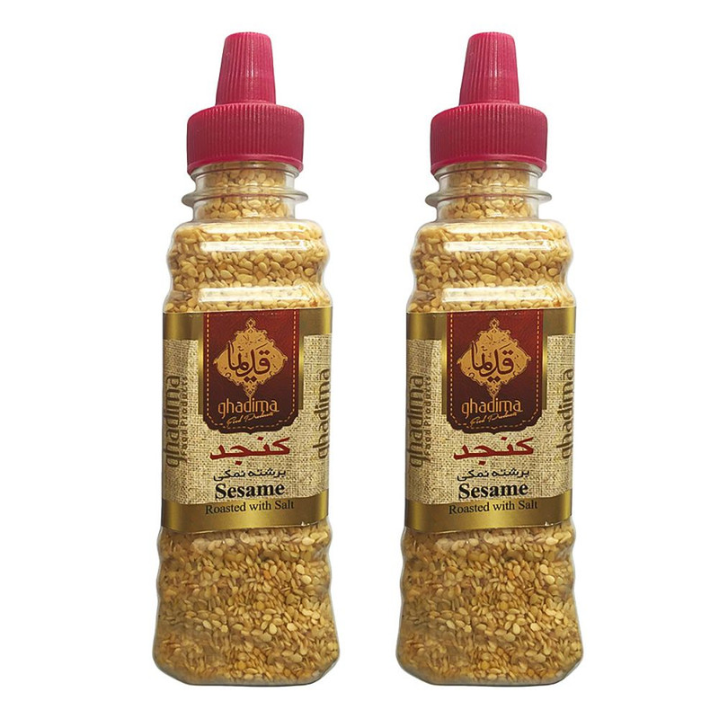 کنجد برشته نمکی قدیما - 120 گرم بسته 2 عددی