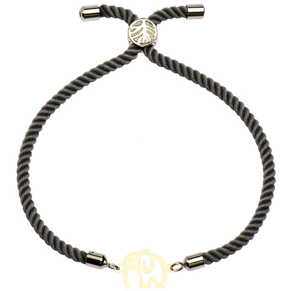 دستبند طلا 18 عیار زنانه کرابو طرح فیل مدل Kr2359