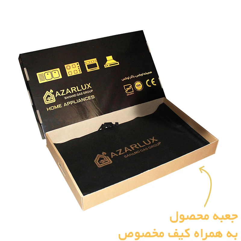 اجاق گاز صفحه ای آذرلوکس مدل G03NL - 7B عکس شماره 5