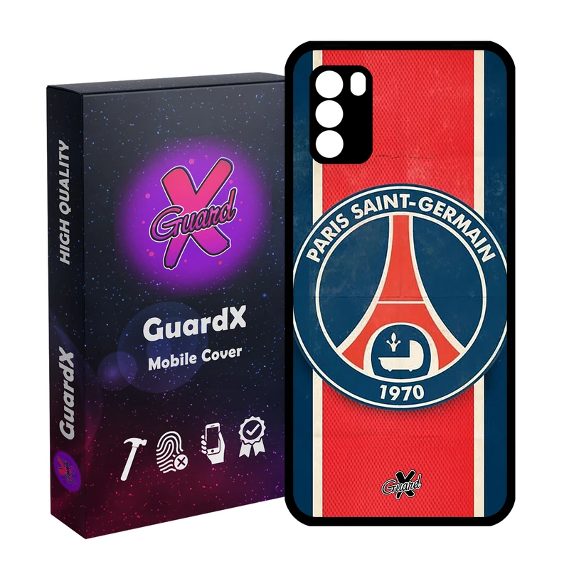 کاور گارد ایکس طرح PSG مدل Glass10055 مناسب برای گوشی موبایل شیائومی Poco M3