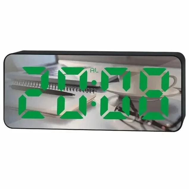 ساعت رومیزی دیجیتال گائوسیو مدل آینه ای کد 3821