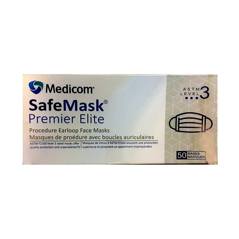 ماسک تنفسی مدل priemerelite-50p بسته 50 عددی